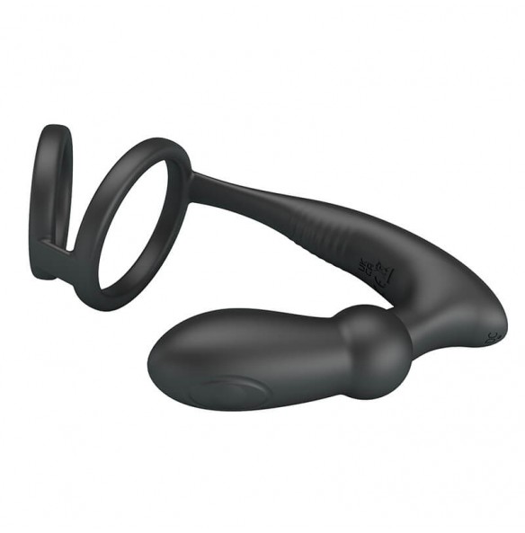 PRETTY LOVE - Emoni Vibrating Penis Sleeve Ring (Chargeable - Black) PRETTY LOVE - Emoni Vibrating Penis Sleeve Ring (Chargeable - Black)